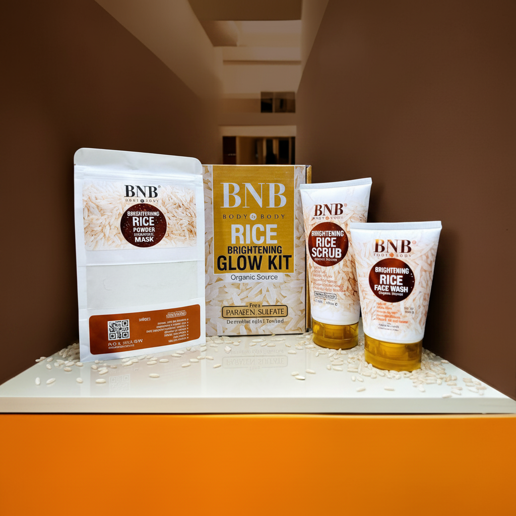 New BNB Rice Face Whitening Kit