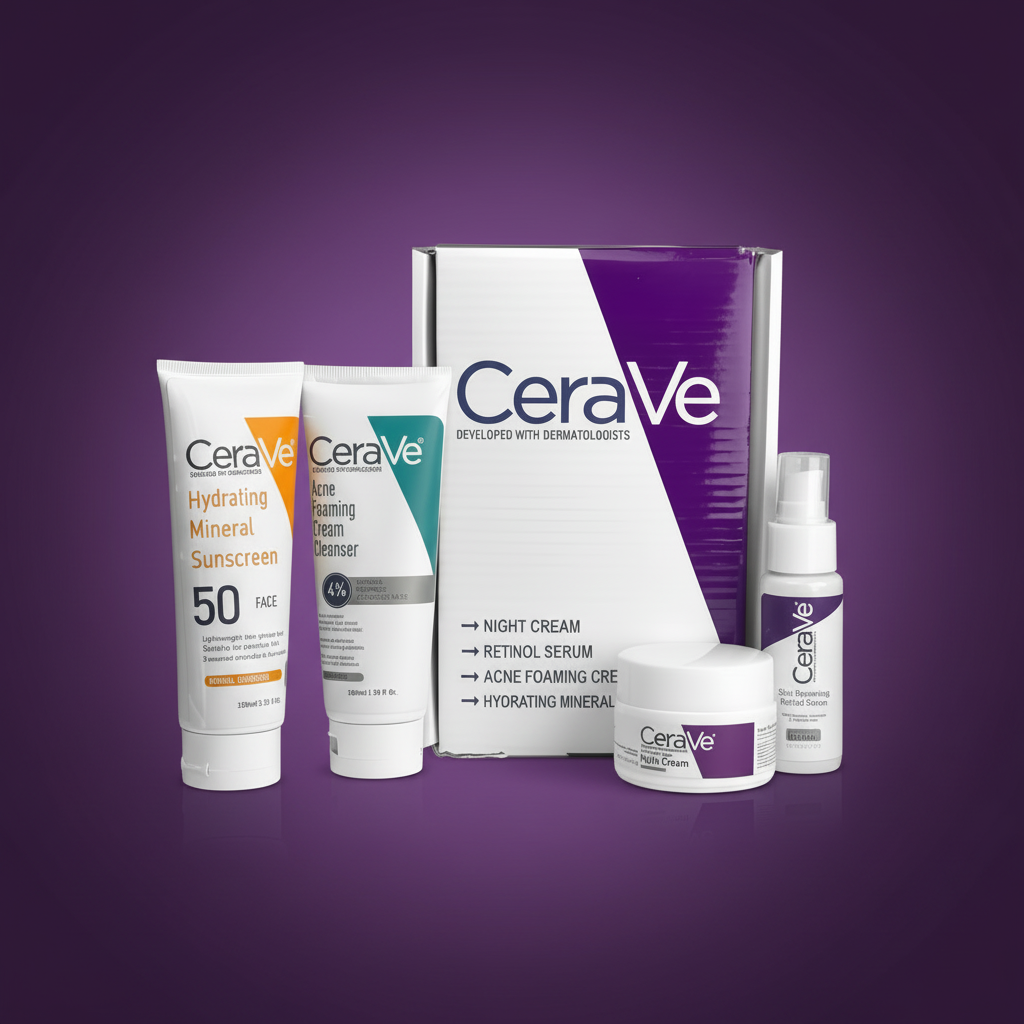 New CeraVe Combo Face Whitening Kit